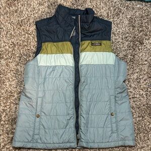 L.L. Bean Women's Mountain Classic Puffer Color block Vest